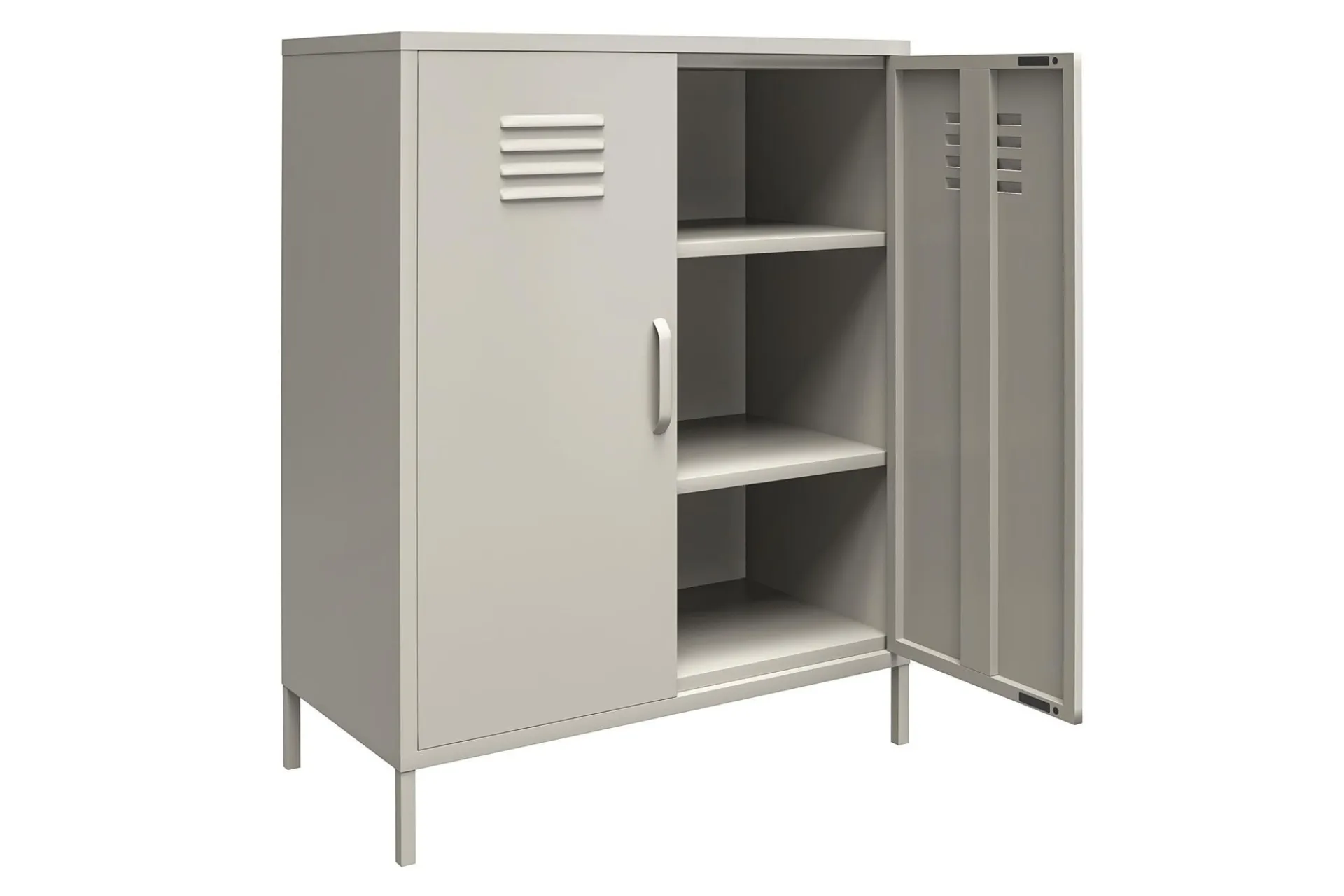 Queer Eye Oppbevaringsskap|Skap-Bradford Highboard Hvit