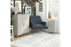 Queer Eye Oppbevaringsskap|Skap-Bradford Highboard Hvit