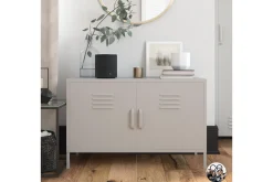Queer Eye Sideboard & Skjenker-Bradford Skänk 100x40 cm Ljusgrå Ljusgrå Lysegrå