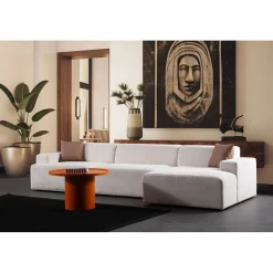 Branorin 4-seters sofa med Sjeselong