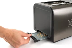 Black+Decker Produkter For Å Varme & Koke|Kjøkkenutstyr-Brødrister 2 Rom børstet stål Grey