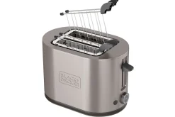 Black+Decker Produkter For Å Varme & Koke|Kjøkkenutstyr-Brødrister 2 rom rustfritt 900W stål