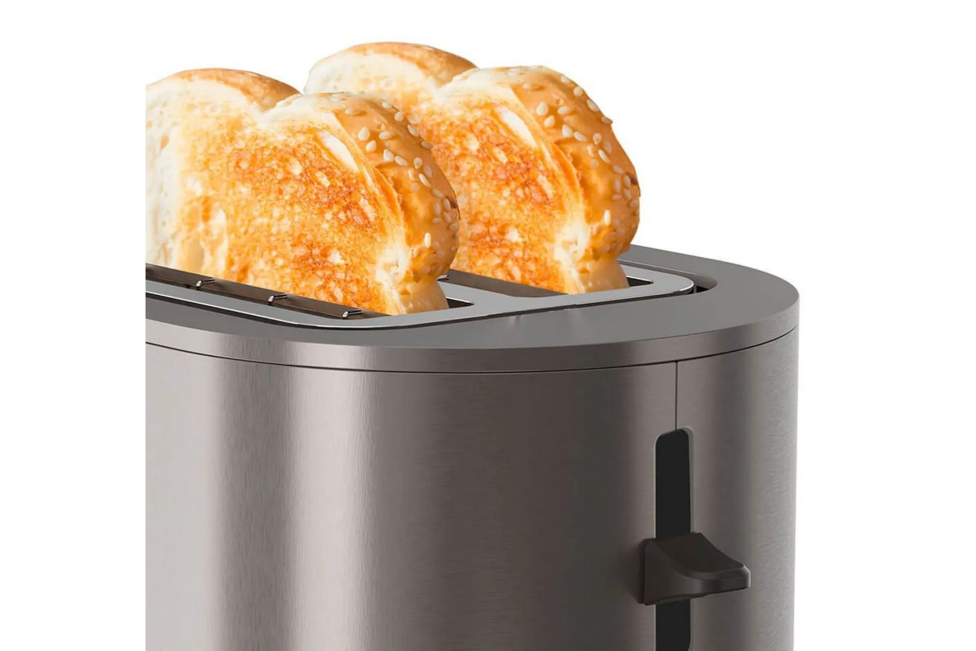 Black+Decker Brødrister 2 rom rustfritt stål