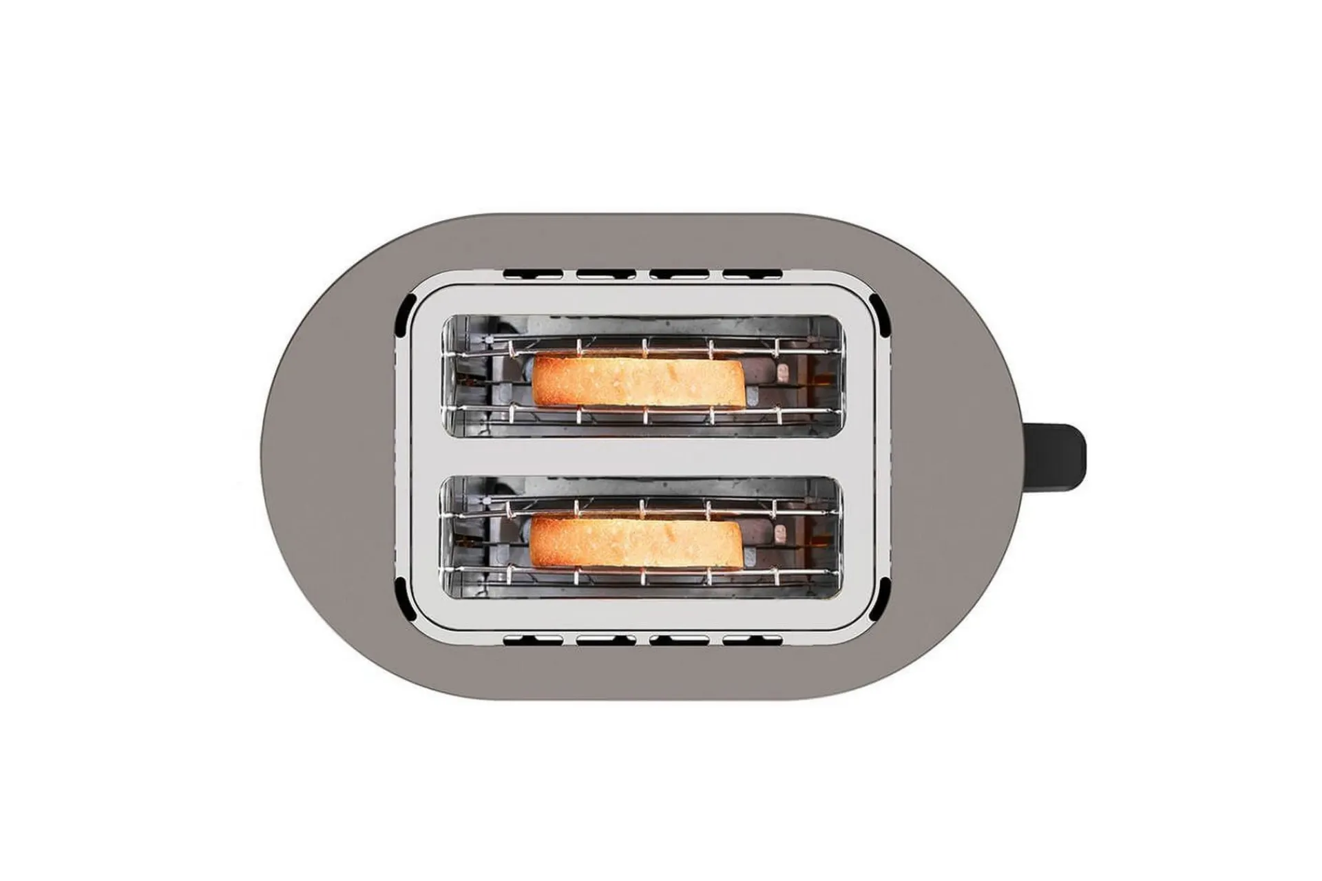 Black+Decker Brødrister 2 rom rustfritt stål