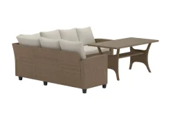 Venture Home Veranda & Terrasse|Loungesett-Brentwood hjørnesofagruppe 6-seter utendørs Beige