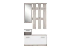 Møbelsett Til Gang & Entre|Møbelsett Til Gang & Entre-Breslau Hallmöbelset 98x180 cm Brun,Beige,Hvit