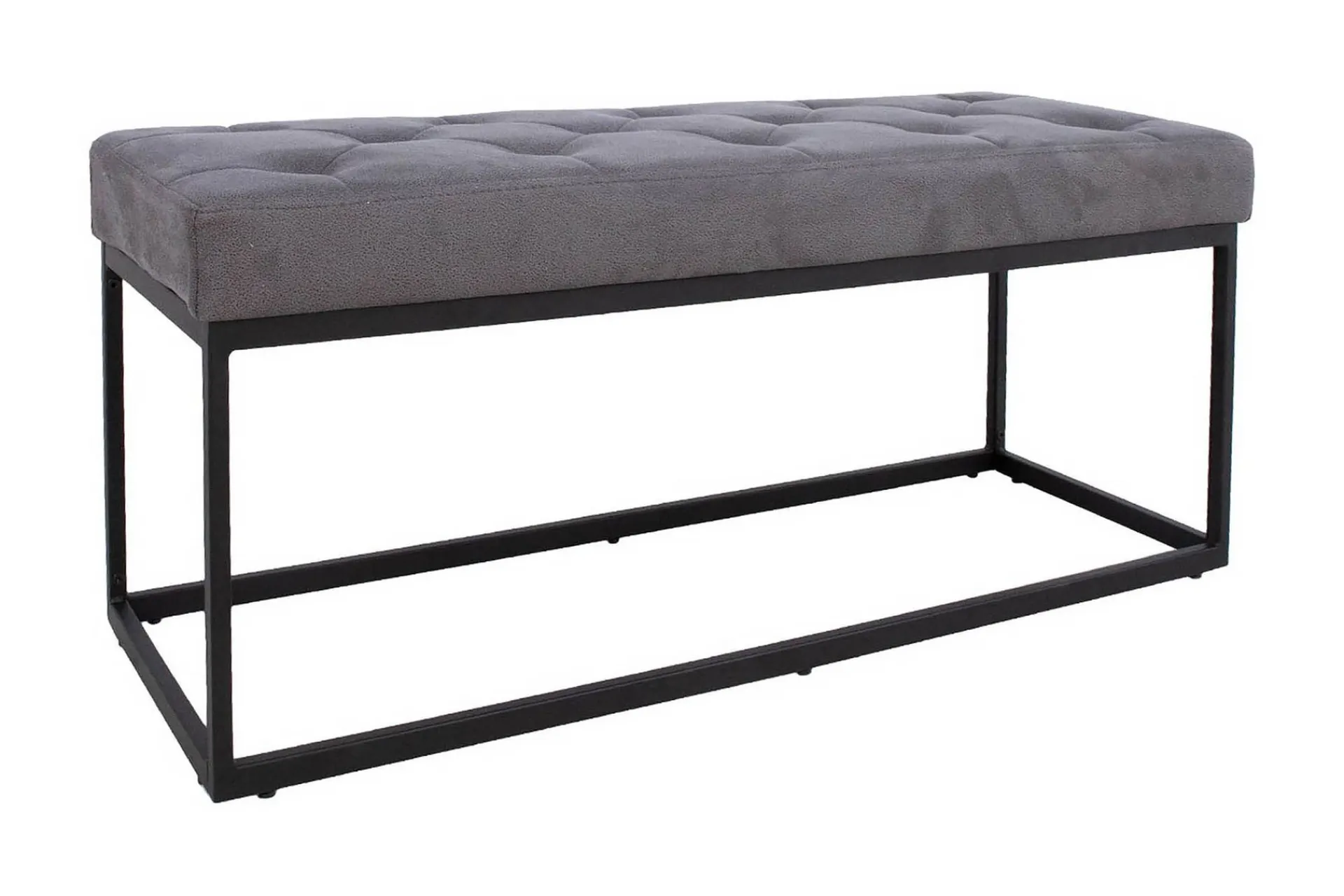 Brigite Benk 100x35x47 cm Grå