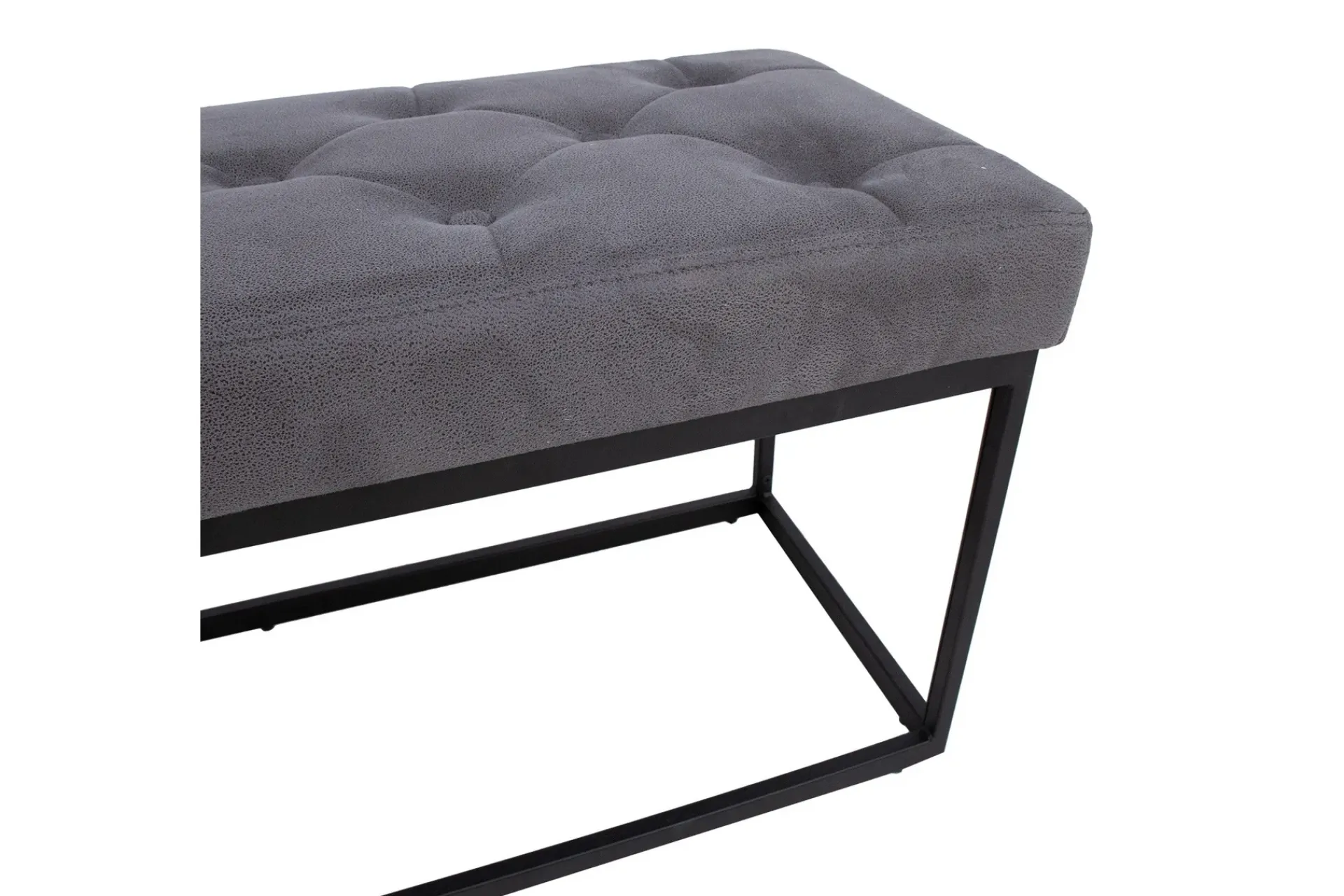 Brigite Benk 100x35x47 cm Grå