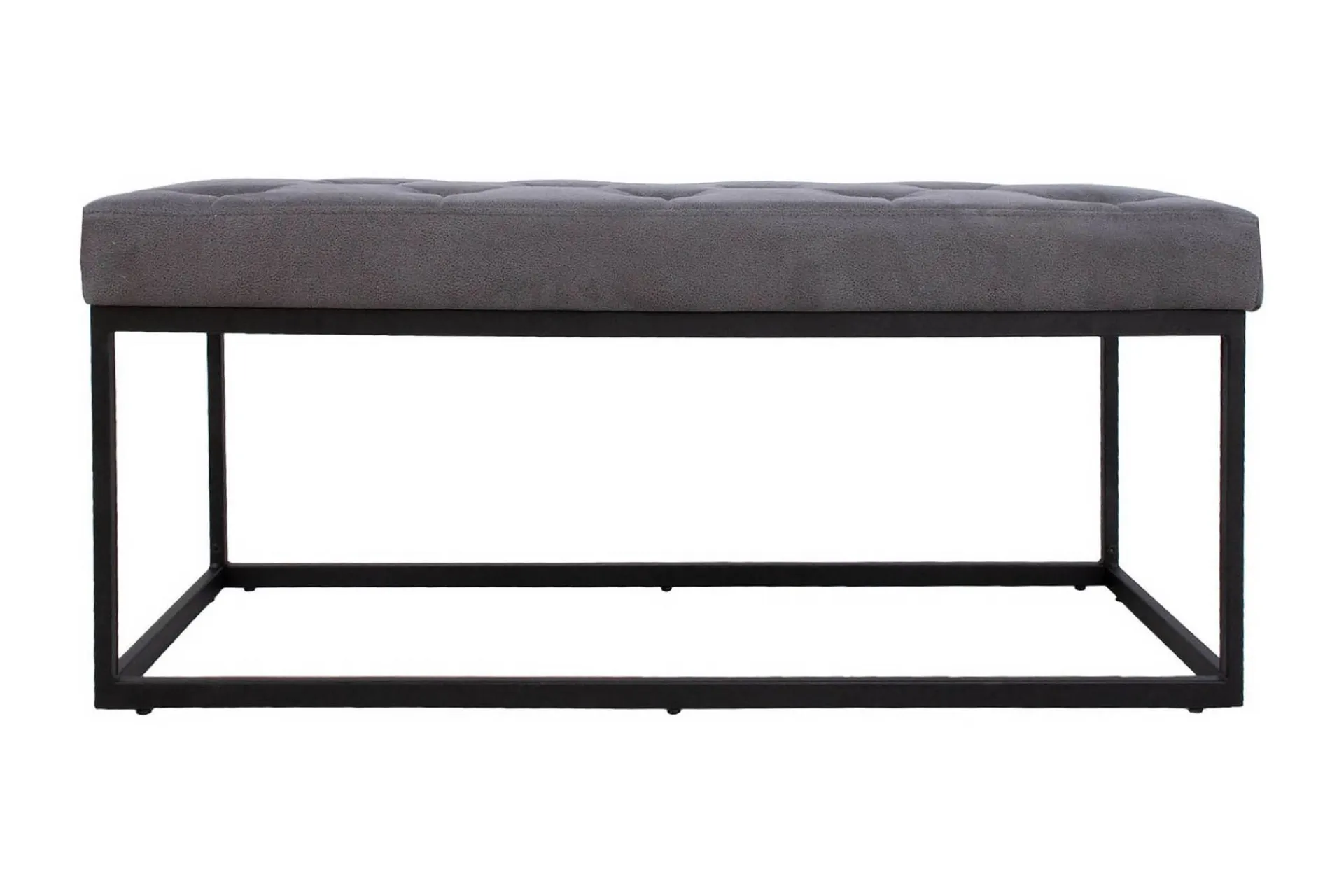 Brigite Benk 100x35x47 cm Grå