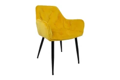 Karmstoler-Brita Stol 61x57x83 cm Gul