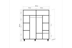 Garderober & Garderobesystem-Brokind Garderobe 180 cm Brun / Eik