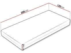 Brylan springfjærmadrass 120x200 cm
