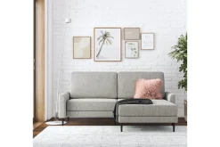 Sofa Med Sjeselong-Brynjar Sofa Grey