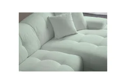 Sofa Med Sjeselong-Buddy Sofa med Divan 4-seter Grønn