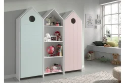 Garderobeskap Barn|Oppbevaring Barnerom-Bustorp Garderobe og hyllesett Hvit