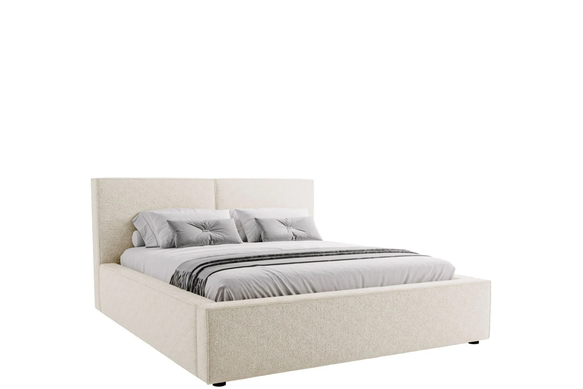 Sengeramme & Sengestamme|Seng Med Oppbevaring-Bysantinsk Oppbevaringsseng 200x200 cm Hvit