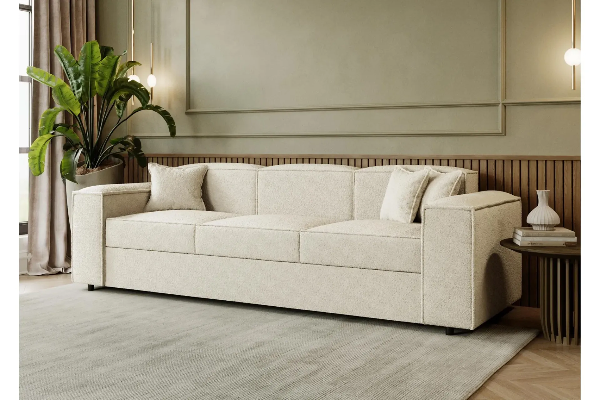 Sovesofaer-Bysantinsk 3-Seters Sovesofa Beige