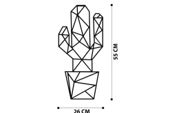 Cactus Veggdekor