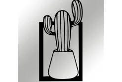 Skilt-Cactus Veggdekor Svart