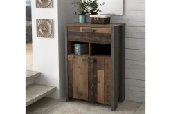 Oppbevaringsskap|Skap-Cadle Skap 67 cm Brun,Grey