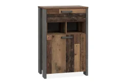 Oppbevaringsskap|Skap-Cadle Skap 67 cm Brun,Grey