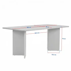 Spisebord & Kjøkkenbord-Cadron spisebord 180 cm rektangulært Valnøtt
