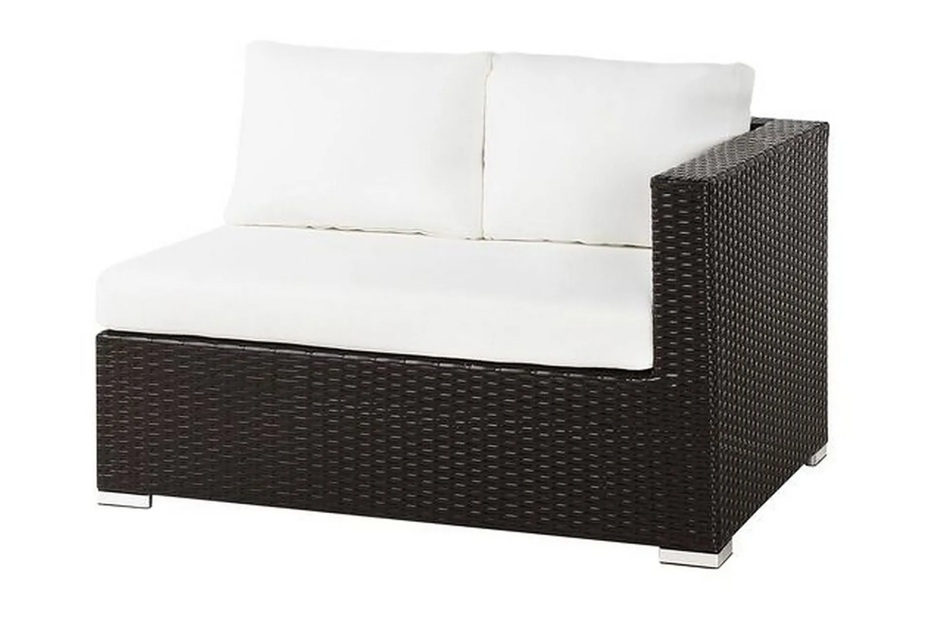 Lounge Sofa|Lounge Sofa-Calizza Loungegruppe Kunstrotting Brun