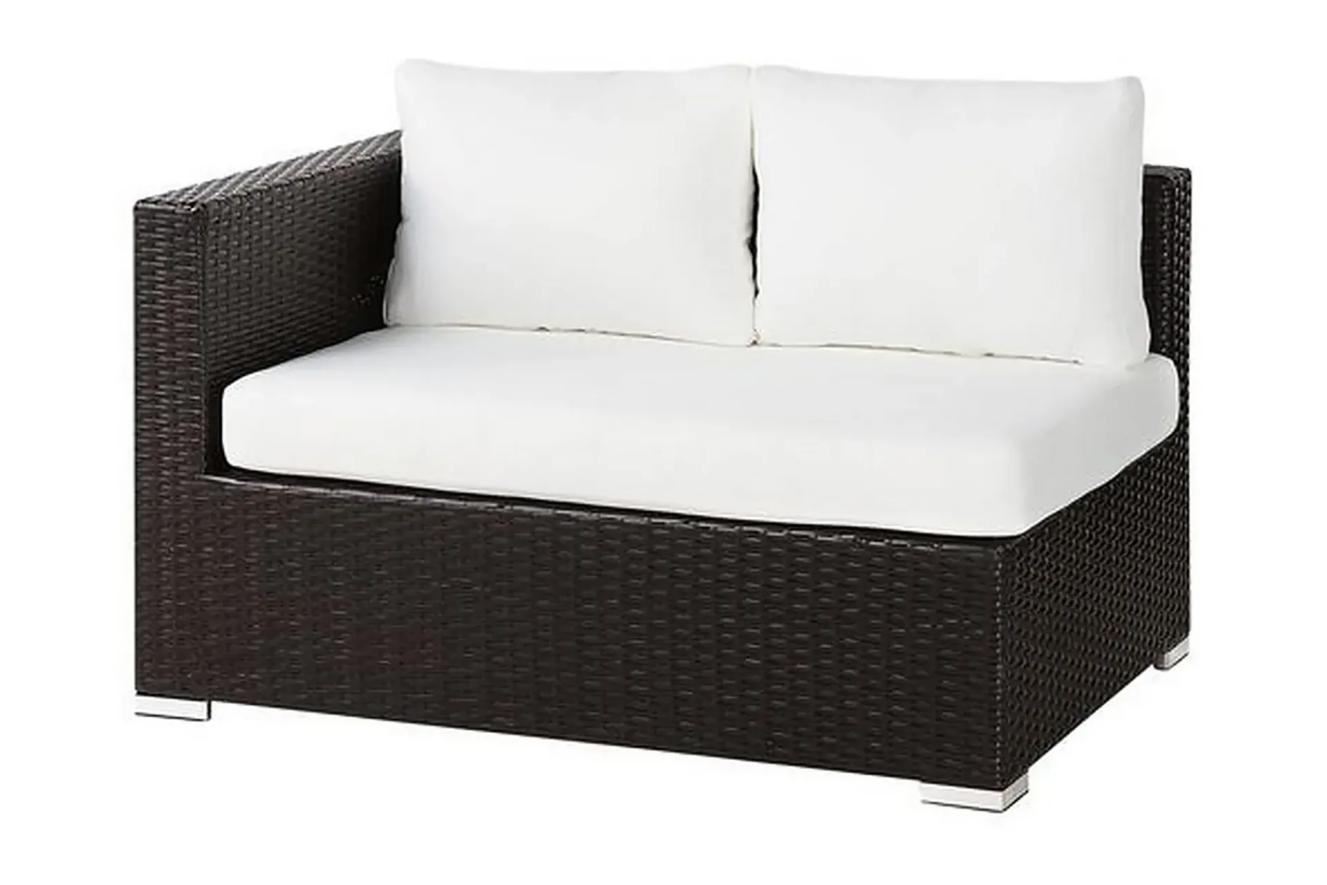 Lounge Sofa|Lounge Sofa-Calizza Loungegruppe Kunstrotting Brun