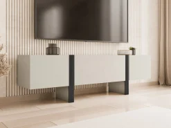 Tv-Benk & Mediabenk-Calvenn TV-benk 200 cm beige