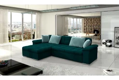 Velour Sofa & Fløyel Sofa-Camior 4-seters Sovesofa Day Sammet 1 + Gigi 8