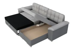 Sofa Med Sjeselong-Camior Sofa med Divan 3-seter Orange