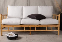 Venture Home Lounge Sofa|Lounge Sofa-Cane Sofa 3-seters Tre/Natur