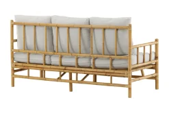 Venture Home Lounge Sofa|Lounge Sofa-Cane Sofa 3-seters Tre/Natur