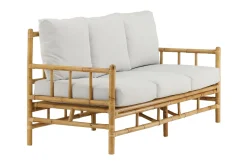 Venture Home Lounge Sofa|Lounge Sofa-Cane Sofa 3-seters Tre/Natur