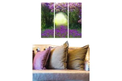 Canvasbilde Floral 3-pk flerfarget
