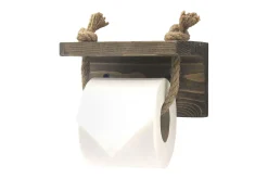 Baderom-Caponetto Toalettrullholder 17 cm Valnöt