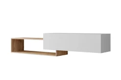 Tv-Benk & Mediabenk-Carbost TV-skap 210 cm Hvit