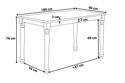 Cary Spisebord 180 cm
