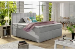 Kontinentalsenger|Seng Med Oppbevaring-Cassaundra Rammeseng 180x200 cm Grey