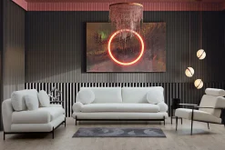 2 Seter Sofa-Cassius Sofa 2-seter Hvit