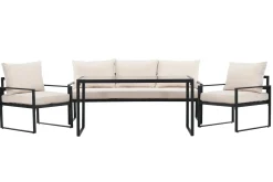 Venture Home Veranda & Terrasse|Loungesett-Catania Sofagruppe Utendørs 5-seter Svart