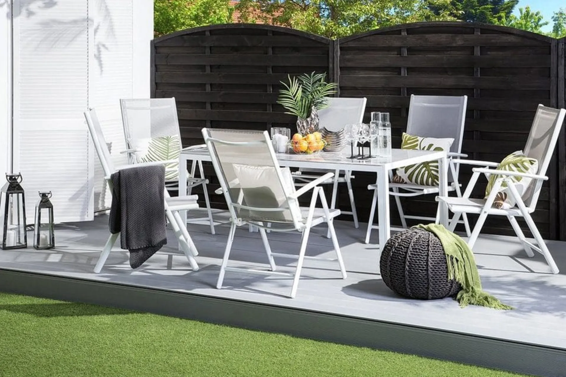 Spisegrupper Hage-Catania Spisegruppe Med 6 Stoler Grey
