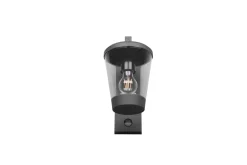 Trio Lighting Cavado Vegglampe med rørelsesensor Antrasitt