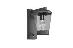 Trio Lighting Cavado Vegglampe med rørelsesensor Antrasitt