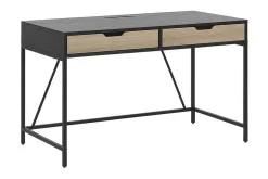 Cebolleros Skrivebord 120 cm med Oppbevaring 2 Skuffer