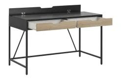 Cebolleros Skrivebord 120 cm med Oppbevaring 2 Skuffer