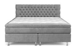 Drömvik Kontinentalsenger-Celine Kontinentalseng 210x210 cm Grey
