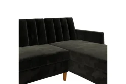 Dorel Home Celine 3-sits Divansovesofa Fløyel/