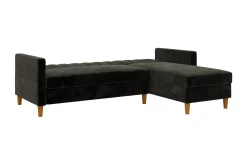 Dorel Home Celine 3-sits Divansovesofa Fløyel/