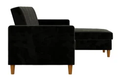 Dorel Home Celine 3-sits Divansovesofa Fløyel/